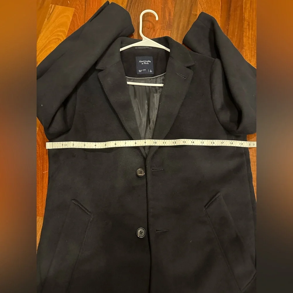 Men’s Size Small Abercrombie & Fitch Black Winter Coat - Picture 5 of 5